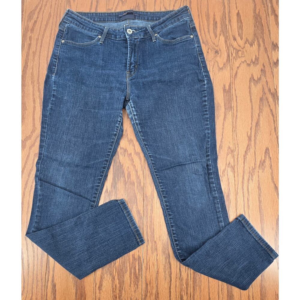 Levi’s‎ Legging Jeans Size 12 Dark Wash Mid Rise Stretch Skinny Denim Women